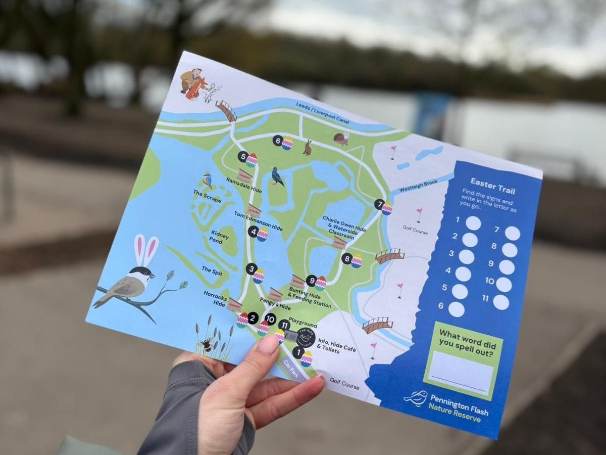 Pennington Flash Easter Trail Map
